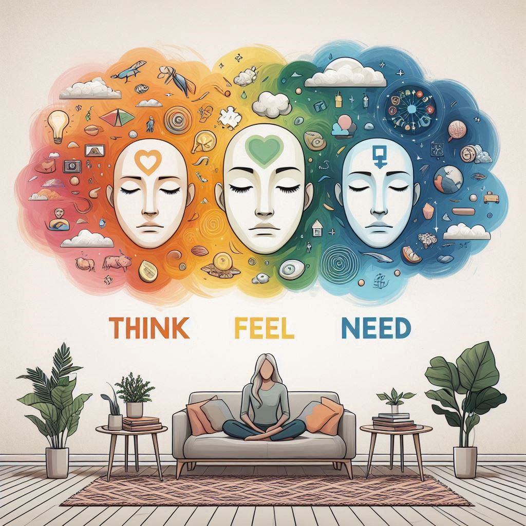 Think, Feel, Need Simple Framework for Emotional Awareness